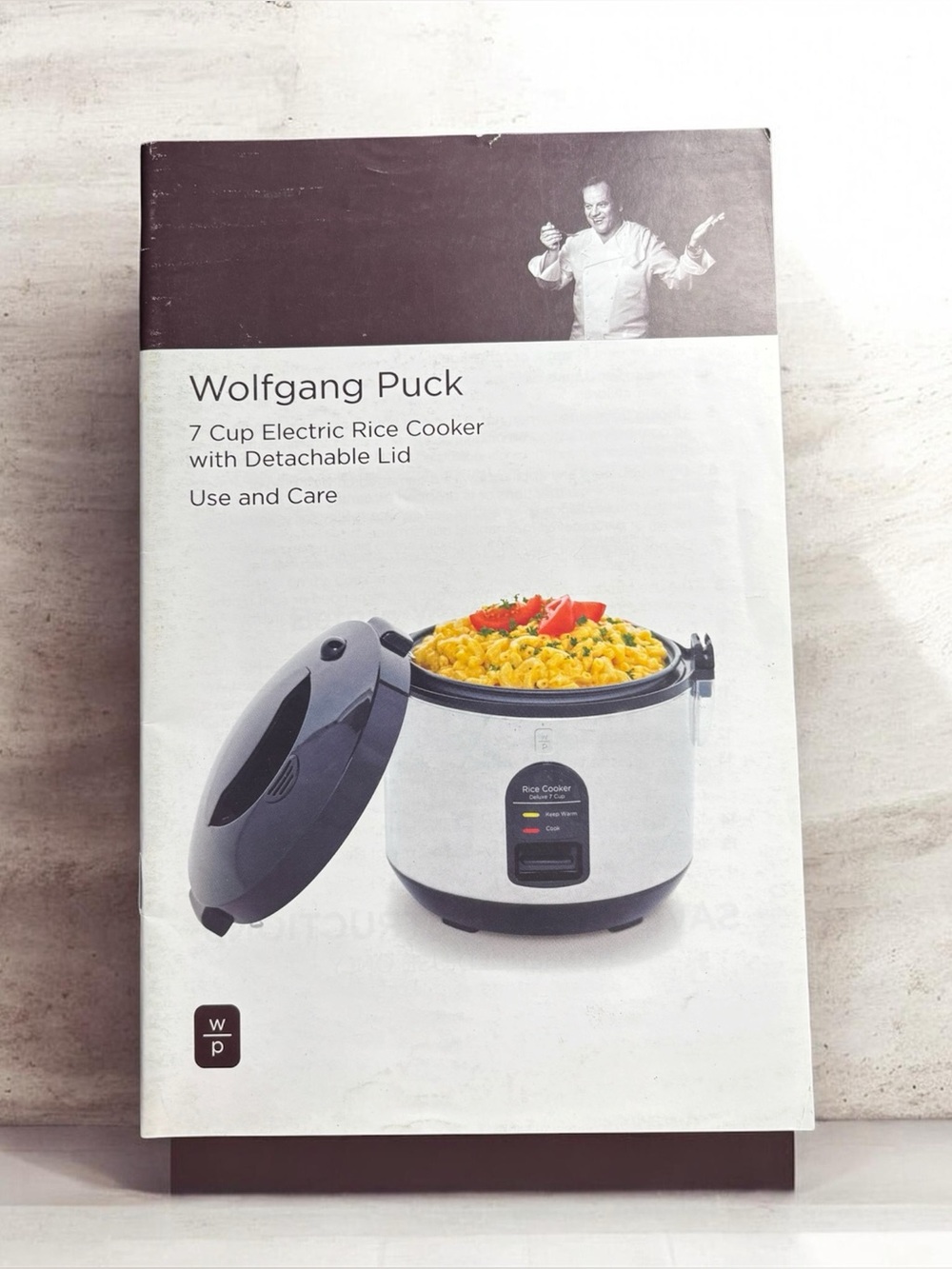 Wolfgang Puck Use & Care Manual 7-Cup Electric Rice Cooker Model WPDRCR007